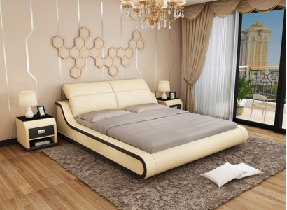 Bett mit USB Polsterbett Doppelbett Ehebett Betten 140/160/180 LB8835