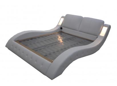 Design Luxus Bett Polster Ehe Hotel Moderne Betten Leder 140/160/180/200 LB8824