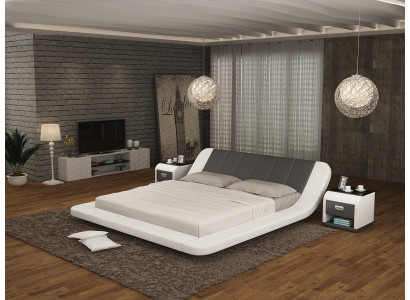 Leder Bett Design Polster Betten Luxus Doppel Modernes Ehe 140/160/180 cm