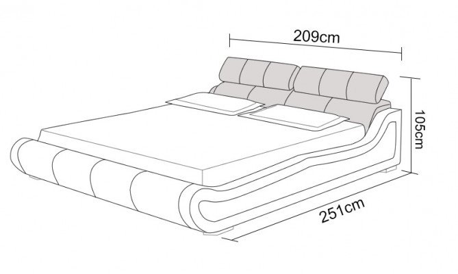 Luxus Leder Bett Design Polster Betten Doppel Modernes Ehe 140/160/180 cm