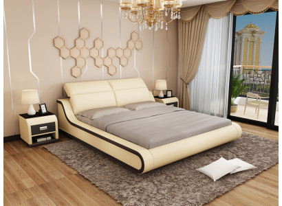 Designer Bett Polsterbett Luxusbett Doppelbett Ehebett Betten 140/160/180 cm