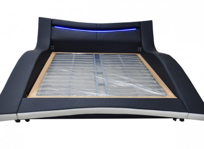 Luxus Design Leder Doppel Hotel Bett Gepolstertes Ehe Moderne Betten Gestell Neu