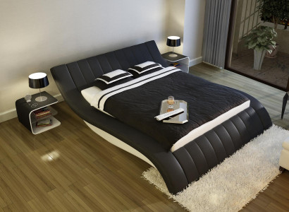 POLSTERBETT LEDERBETT BETT BETT MODELL S-9275 160/180/200X220CM