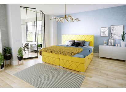 Bett Komplett Set Doppel Matratze Boxspring Topper Betten Funktion Kasten