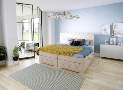 Boxspring Bett Komplett Set Doppel Matratze Topper Betten Funktion Kasten Hotel