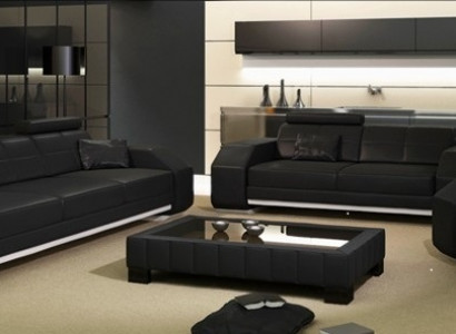 Ledersofa Sofagarnitur 3+2+1 Leder Couch Polster Sitz Designer Garnitur JarksonS