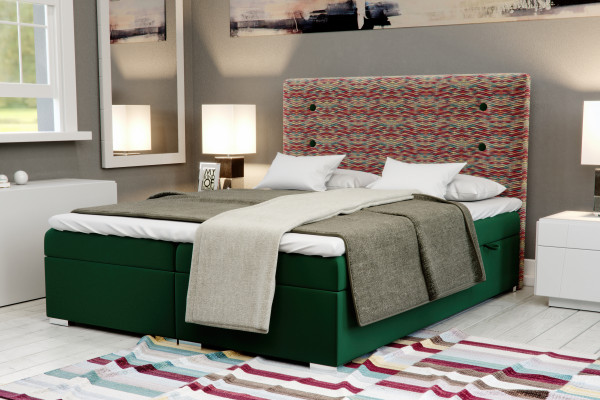 Boxspring Bett Funktion Hotel Doppel Komplett Set Topper Matratze Betten Kasten