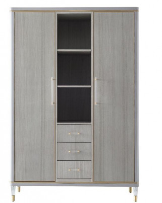 Bett Nachttisch Kommode 4 tlg. Schlafzimmer Deko Set Design Modern Luxus