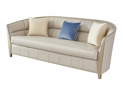 Sofagarnitur 4+1+1 Sitzer Wohnzimmer Kunstleder Polstermöbel Luxus Sofa