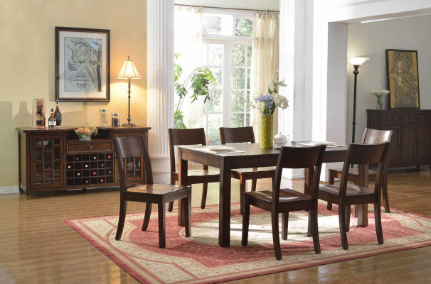 Esstisch 6x Stühle Weinschrank 8tlg. Esszimmer Set Gruppe Garnitur Tisch