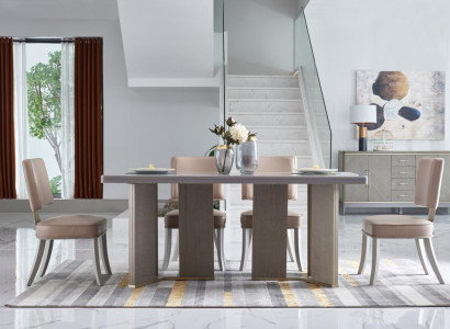 Luxus Esszimmer Stühle Hochwertige Einrichtung Hotel Lehn Stuhl Set