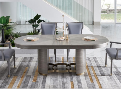 Klassisch Designer Ess Tisch + 4 Stühle Set Garnitur Zimmer Gruppe 5 tlg.