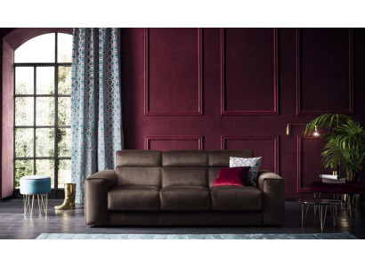 Luxus Möbel Wohnzimmer Sofas Sofa 3 Sitzer modern Echtholz Italienischer Stil