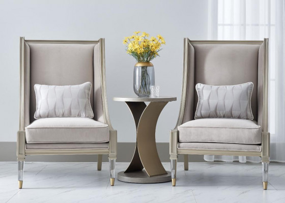 Lounge Club Garnitur 3tlg Set 2x Sessel Tisch Beistelltisch Sofa Garnitur Neu