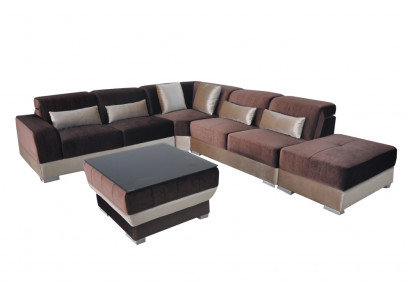Leder Eck Sofa Couch Polster Couchen Wohnlandschaft Luxus Garnitur Ecke Sofas