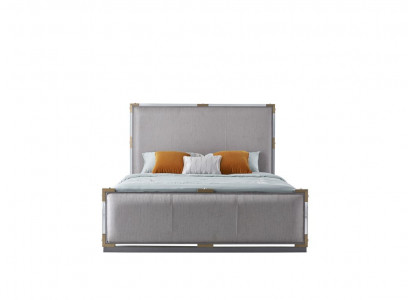 Luxus Designer Schlafzimmer Bett Doppel Betten Hotel 180x200 Italienische