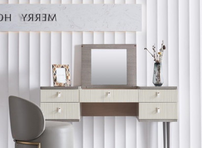 Schminktisch Konsolen Tisch Sekretär Kosmetik Spiegel Kommode Hocker