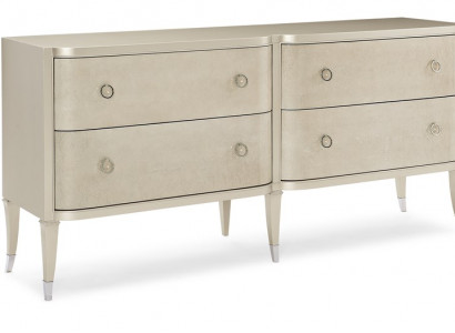 Moderne Kommode Luxus Italien Design Möbel Polster Holz Konsole Sideboard Low