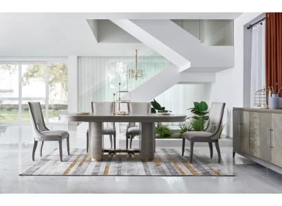 Esszimmer Tisch Designer Luxus Möbel Holz Tische 221x95cm Wohnzimmer