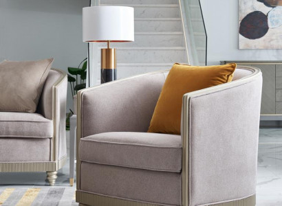 Sessel Einsitzer Royal Stuhl Thron Polster Lounge Stühle Sofa Hotel