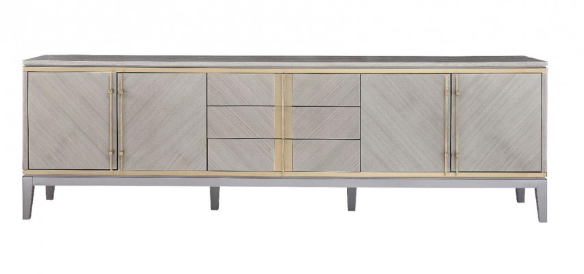 Design Kommode Anrichte Dekor Side Low Board Schrank Wohn Zimmer Regal