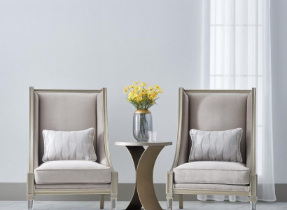 Sessel Einsitzer Royal Stuhl Thron Polster Lounge Deko Stühle Sofa Hotel