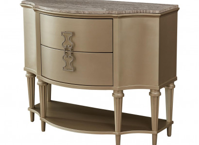 Stilvolle Kommoden Runde Kommode Marmor Luxus Designer Möbel