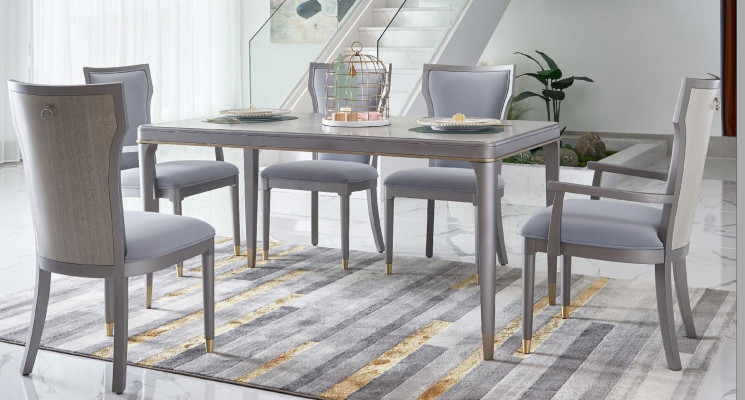 Luxus Design Polster Stuhl Stühle Büro Sitz Office Esszimmer Holz Möbel