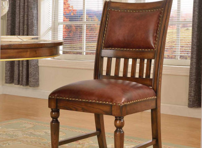 Sessel Stuhl 1x Esszimmer Lounge Leder Fernseh Sitz Modern Polsterstuhl