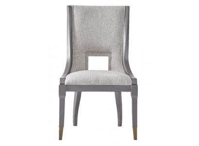 Klassischer Stuhl Modern Stil Sessel Lounge Club Sitz Polster Design Holz Textil