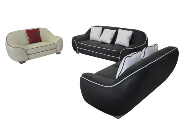XXL Couch Ecksofa Wohnlandschaft Design Modern Sofagarnitur 3+2+1 Sitzer mit USB