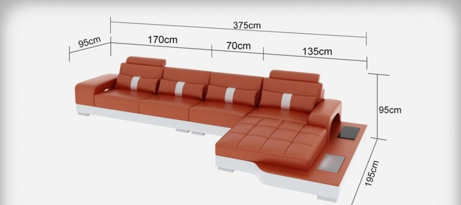 Entdecken Sie Komfort und Stil mit unserem modernen gepolsterten Ecksofa in L-Form