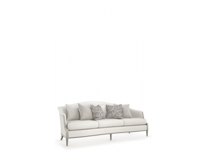 Design Sofa 3 Sitzer Wohnzimmer Stoff Couch Polster Sofas Neu Grau Textil Möbel