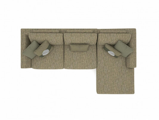 Grün Sofa Komplett Wohnzimmer 2x Sessel Modern Ecksofa L-Form Relax Neu