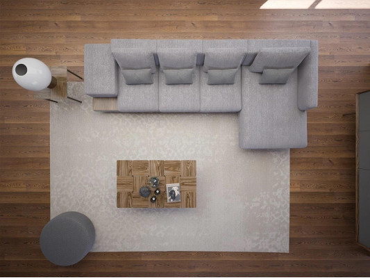 Ecksofa L-Form Grau Wohnzimmer Designer Polstermöbel Eck Möbel Neu