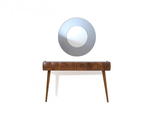 Konsolentisch mit Spiegel Modern Wohnzimmer Luxus Möbel Set Konsole
