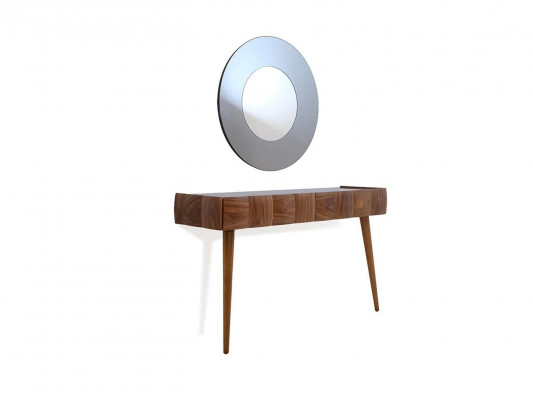 Konsolentisch mit Spiegel Modern Wohnzimmer Luxus Möbel Set Konsole