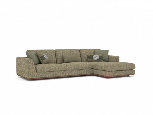 Grün Ecksofa L-Form Wohnzimmer Polstermöbel Modern Textil Sofa Couch