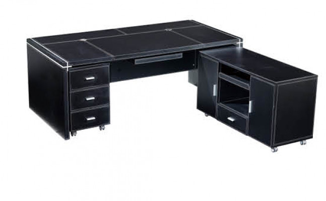 Moderne Büromöbel Ecke Schreibtisch Chef Schreibtisch Kommode 2tlg.