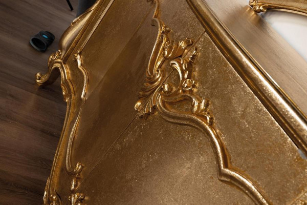 Doppelbett Polster Bett Braun 180x200 Betten Luxus Design Möbel Wand Paneel Neu