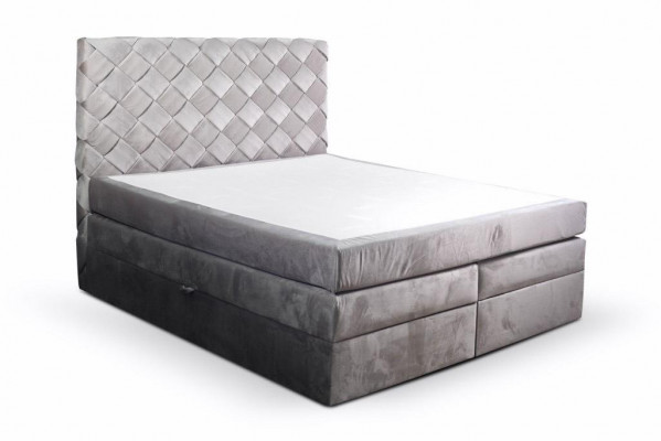 Boxspring Bett mit Bettkasten Matratze Betten Chesterfield Schlafzimmer