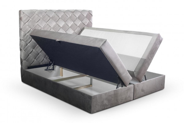 Boxspring Bett mit Bettkasten Matratze Betten Chesterfield Schlafzimmer