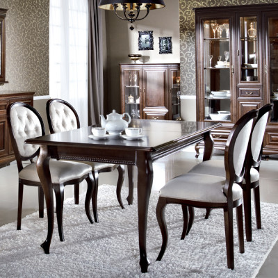 Stühle Esszimmer Stuhl Luxus Lehnstuhl Chesterfield Möbel Holzstuhl