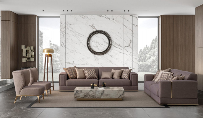Italienische Stil Möbel Big Sofa Couch 4 Sitzer Wohnzimmer Luxus Möbel
