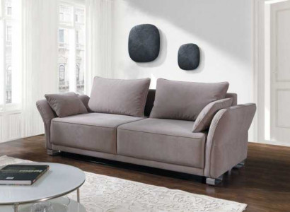 3 Sitz Sofa Couch Textil Polster Stoff Garnitur Schlafsofa Bettfunktion Neu