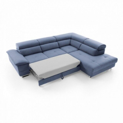 Design Schlafsofa mit Bettfunktion Bettkasten Sofa Polster Eck Sofas Couch