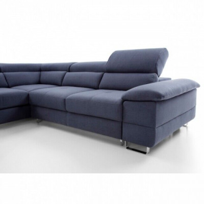 Design Schlafsofa mit Bettfunktion Bettkasten Sofa Polster Eck Sofas Couch