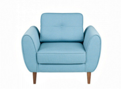 1 Sitzer Design Polster Couch Kanzlei Arzt Praxis Wartezimmer Möbel Sofa