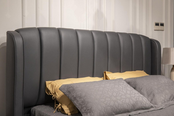 Schlafzimmer Set Bett 2x Nachttisch Kleiderschrank Schminktisch mit Spiegel 5tlg