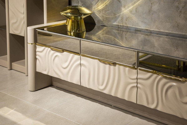 Wohnwand Designer Wohnzimmermöbel Wandschrank Wand Regal Wohnwände